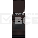 Плита электрическая Hansa FCEB53000 коричневый, конфорок 4 шт, духовка 69 л, 50 см x 85 см x 60 см, фото3