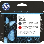 Печатающая головка HP 744 Matte Black & Red Printhead, фото3