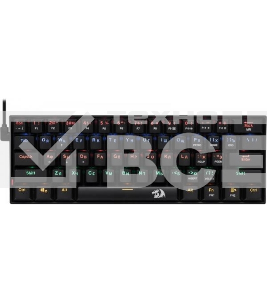 Клавиатура Defender Redragon Lakshmi  проводная, USB, черный
