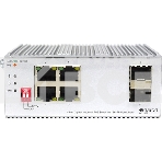 Коммутатор Unmanaged Industrial Switch 4x1000Base-T PoE, 2x1000Base-X SFP, PoE Budget 60W, Surge 4KV, -40 to 75°C, фото 1