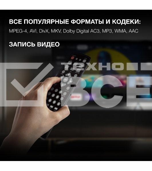 Цифровой TV ресивер HYUNDAI H-DVB240 черный