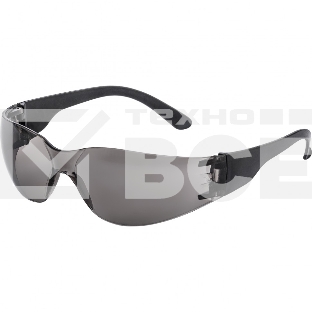 Очки защитные открытые, поликарбонатные, затемненные ОЧК203 (0-13023) Россия