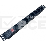 Блок распределения питания NTSS NTSS-PDU-DA1015 гор.размещ. 8x базовые 10A C14, фото2