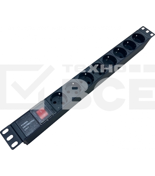 Блок распределения питания NTSS NTSS-PDU-DA1015 гор.размещ. 8x базовые 10A C14