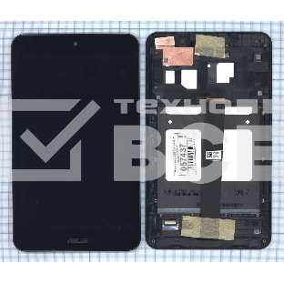 Модуль (матрица + тачскрин) для Asus MeMo Pad 8 ME181 ME181C черный с рамкой