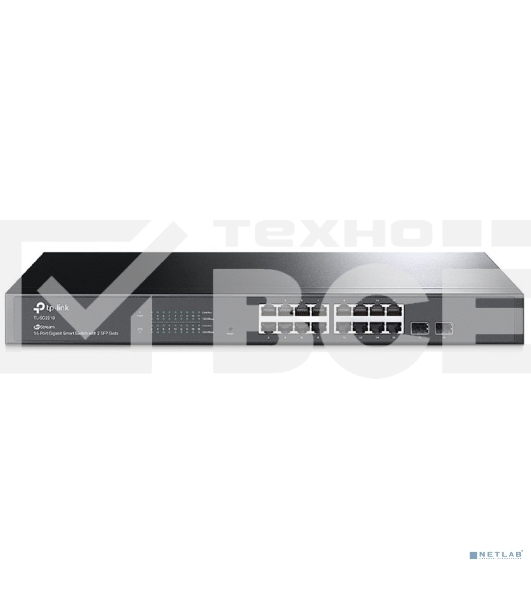 Коммутатор TP-Link Jetstream 16-port gigabit smart switch with 2-gigabit uplink ports