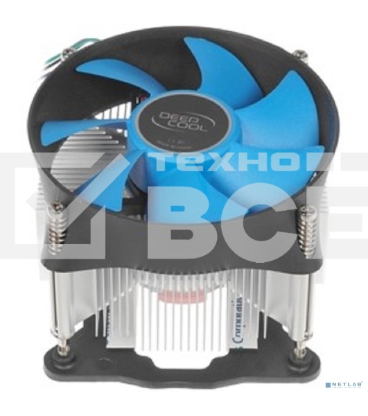 Кулер для процессора DEEPCOOL THETA 31 PWM 1700 черный/синий, 92 мм, алюминий/медь, 2400 об/мин, 30.3 дБ, 4 pin, 95 Вт, 66 мм