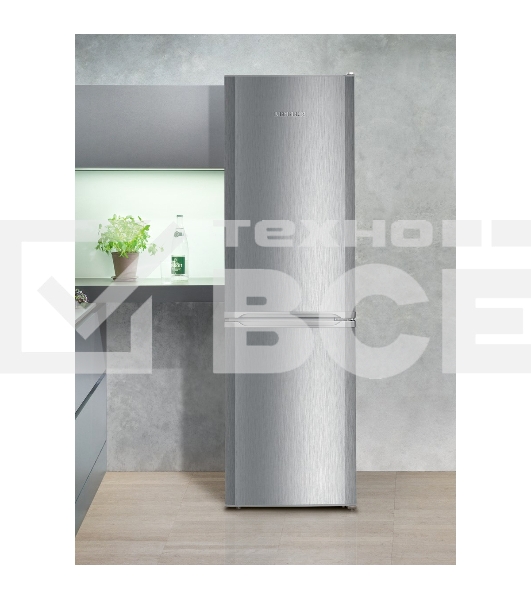 Холодильник Liebherr CUELE 3331-26 001 серебристый двухкамерный 212/84л морозилка снизу