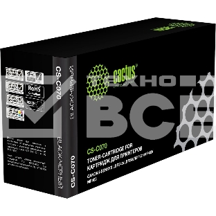 Картридж лазерный Cactus CS-C070 070 черный (3000стр.) для Canon i-SENSYS LBP243/LBP246/MF461/MF463/MF465