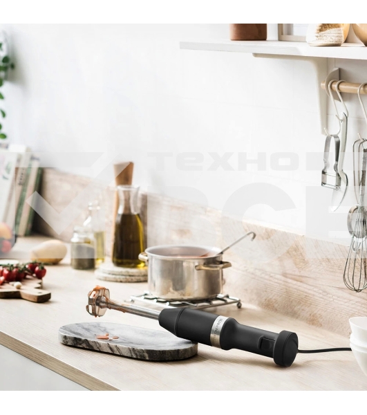 Погружной блендер KitchenAid 5KHBV83EBM с аксессуарами, матовый черный