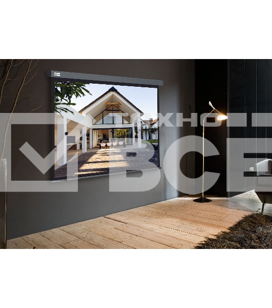 Экран Cactus 206x274см Wallscreen CS-PSW-206X274-SG 4:3 настенно-потолочный рулонный серый