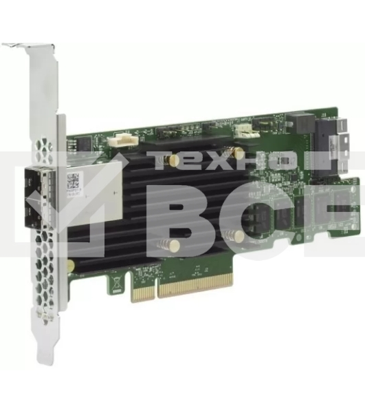Контроллер MegaRAID 9580-8i8e, FH (attached), LP bracket
