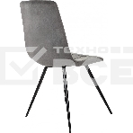 Стул для дома Бюрократ CH-K1_4 комплект 4 шт т. серый Holland 18 металл черный на ножках (CH-K1_1/HL18_4), фото8