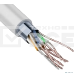 Кабель витая пара Rexant F/UTP, cat.5e, ZH нг(А)-HF, 4PR, 24AWG, INDOOR, SOLID, серый, 305м, фото3