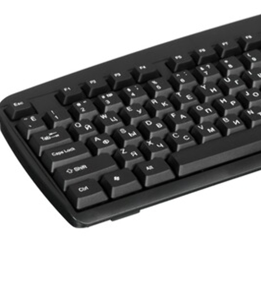 Клавиатура проводная Defender Office HB-910 RU, USB, черный