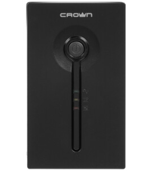 Источник бесперебойного питания Crown CMU-SP800EURO USB/800 ВА\480 Вт/1 х IEC 320 C13 (компьютерная), 3 х CEE 7 (евророзетка)