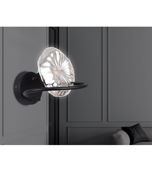 Светильник Ambrella light LH15005 BK/SM черный/дымчатый G9 max 40W 195*210*170