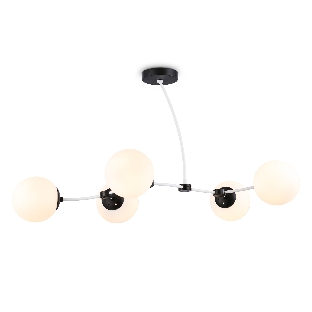 Светитльник Ambrella Light TR2546/5 WH/BK белый/черный E27/5 max 60W 950*600*450