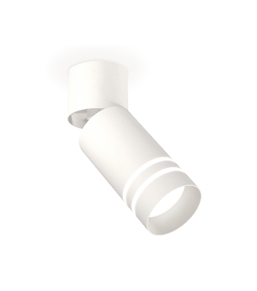 Комплект накладного поворотного светильника Ambrella light XM6312086 SWH/WH/FR белый песок/белый/белый матовый MR16 GU5.3 (A2220, C6312, N6235)