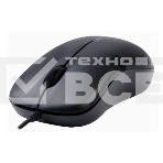 Мышь проводная A4Tech OP-560NU черный, 1200 dpi, USB, кнопки - 3, фото 1