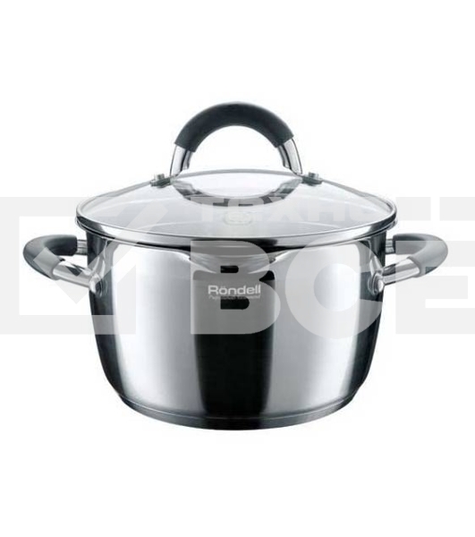 Кастрюля RONDELL RDS-025 Flamme 5,7л RONDELL Кастрюля RDS-025 с/кр 24 см 5.7 л Flamme. Диаметр 24см. Объем 5.7л. Высококачественная пищевая сталь 18/10. Толщина стенок 0.6 мм. Тройное вштампованное, а затем вплавленное дно 5.0 мм. Комбинированная (зеркаль