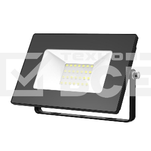 Прожектор светодиодный Elementary 30Вт 2100лм IP65 6500К черный ПРОМО Gauss 613100330P