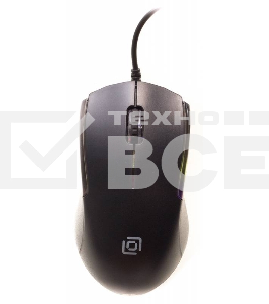 Мышь проводная Oklick 245M черный, 1000 dpi, USB, кнопки - 3