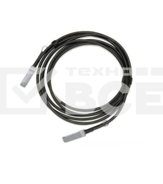 Кабель Mellanox® Passive Copper cable, ETH 100GbE, 100Gb/s, QSFP28, 1m, Black, 30AWG, CA-N