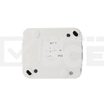 Переключатель проходной KRANZ Mini OG открытой установки, IP54 белый, фото4