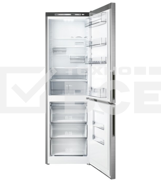 Холодильник Atlant ХМ-4624-141 нержавеющая сталь двухкамерный 228/119л морозилка снизу