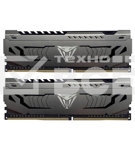 Оперативная память Patriot Viper Steel, DDR4, 64GB (2x32GB), 3600MHz, CL18, радиатор, черный