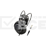Наушники AUDIO-TECHNICA ATH-AVC500 , дуговое крепление, част. диапазон: 10-25000Гц, макс. входн. мощность 1800мВт, чувствит. 106дБ/мВт, сопростивление 40Ом, диаметр мембраны 53мм, шнур 3м, штекер 3,5мм, в комплекте адаптер на 6,3мм, фото2