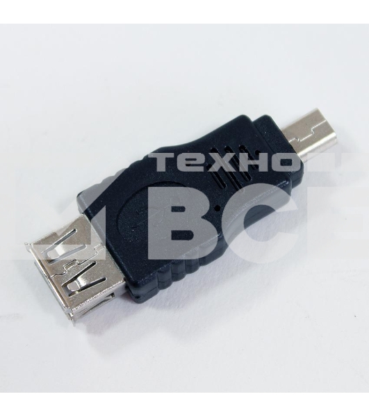 Переходник AF/miniBm USB 2.0 VCOM переходник USB(мама) на miniUSB, CA411