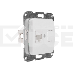 Розетка Компьютер RJ45 DEA с/у мех. Бел KRANZ