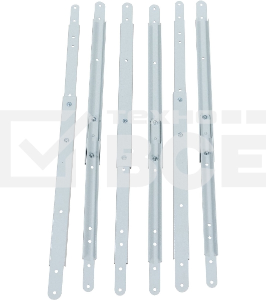 Стойка двухрамная NTSS NTSS-2POR42U/600-1000 42U 550ммx1000мм 600кг серый