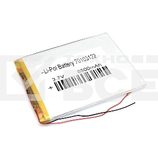 Аккумулятор Li-Pol (батарея) 7*103*122мм 2pin 3.7V/8500mAh