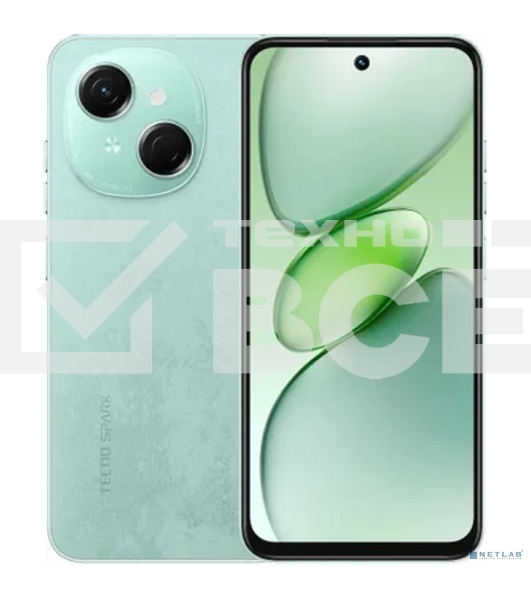 Смартфон Tecno SPARK Go 1 KL4 64+4, зеленый