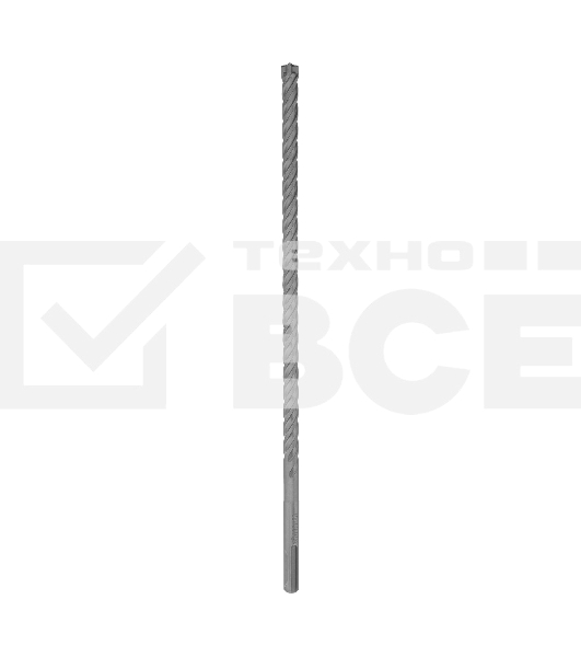 Бур по бетону, цельная крестовая пластина, 10x315 мм, SDS PLUSDenzel