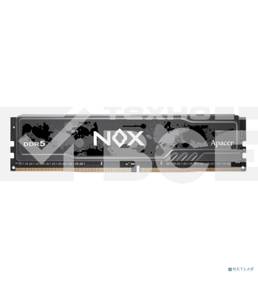 Оперативная память Apacer Nox, DDR5, 32GB (1x32GB), 5200MHz, CL40, DIMM, радиатор, черный