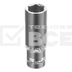 Головка торцевая удлиненная Stels 18 мм, 6-гранная, CrV, под квадрат 1/2', фото7