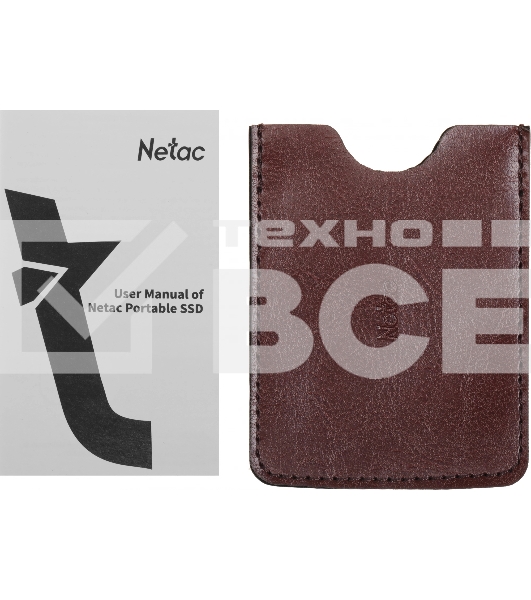 Внешний SSD Netac Z6S 240Gb USB 3.2 Gen 2 Type-C External SSD, R/W up to 550MB/480Mb/s,with USB-C to USB-A cable and USB-A to USB-C adapter