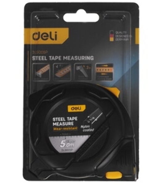 Рулетка Deli DL280519 5мx19мм, метрическая
