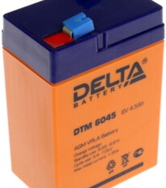 Батарея для ИБП Delta DTM 6045 (6V 4.5Ah)