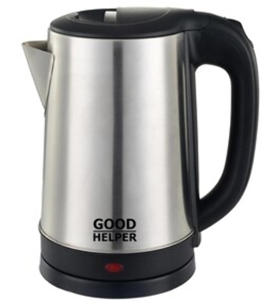 Чайник электрический Goodhelper KS-18B08 1.8 л, нержавейка, 1500 Вт