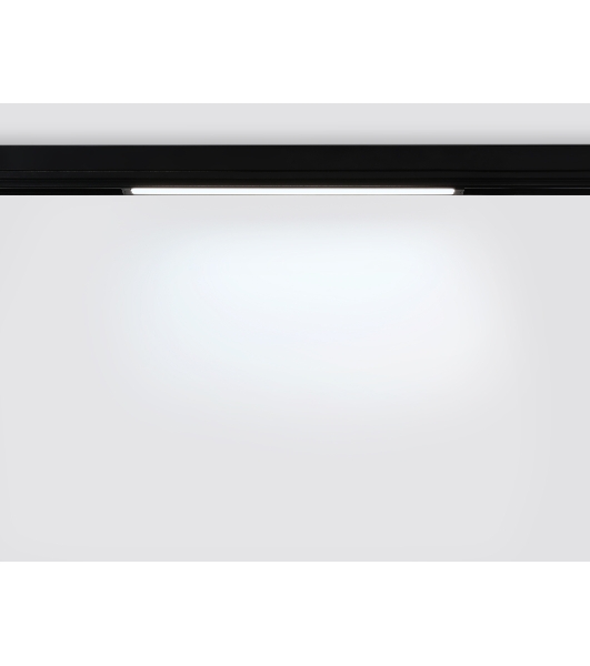 Управляемый светодиодный светильник для шинопровода Magnetic Ambrella light GL1282 BK черный IP20 18W 3000K-6400K 220V 120° 452*25*42 (Без ПДУ)