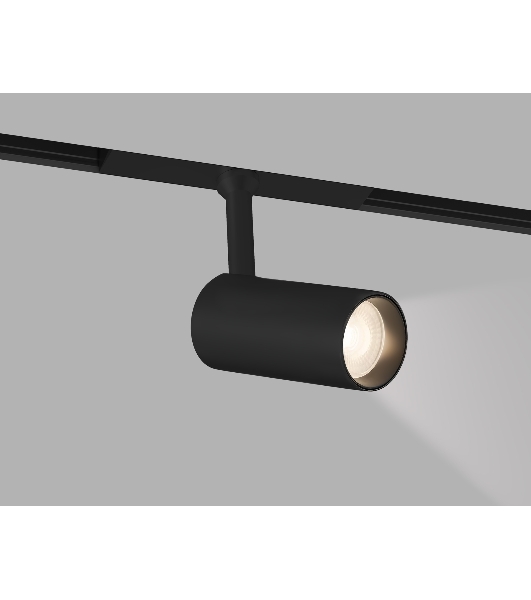 Трековый акцентный светильник Ambrella light GL4405 BK черный IP20 7W 3CCT 3000-6000K SMART 48V 24° D35*90