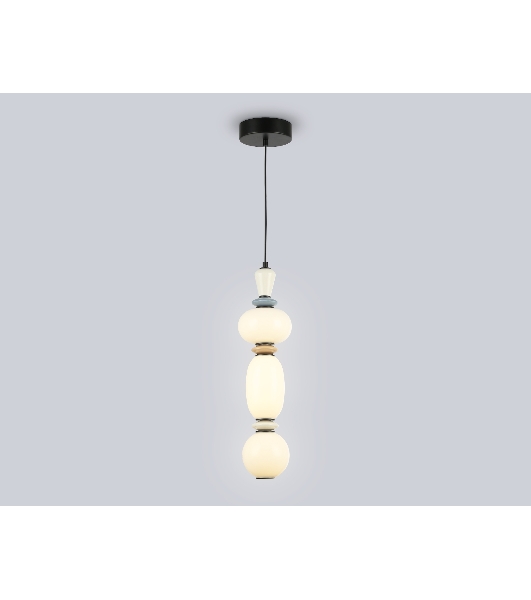 Светильник Ambrella light LH53142 BK/WH черный/белый 15W 3000K D140*1760