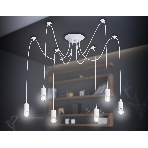 Светильник Ambrella light TR8177/6 WH белый E27*6 max 40W D630*910, фото 1