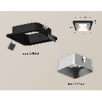 Комплект встраиваемого светильника Ambrella light XC7902003 SBK/SSL черный песок/серебро песок MR16 GU5.3 (C7902, N7703), фото 1