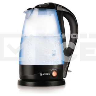 Чайник Vitek VT-1181 стекло Мощность: 2200 Вт. Объем: 1,7 л.